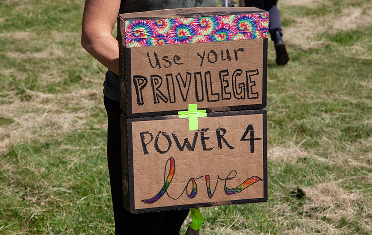 Use your privilege and Power For Love