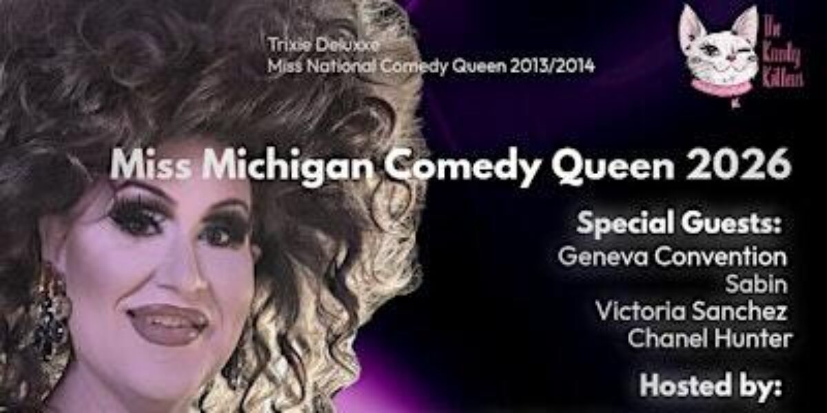 The Premier Of Miss Michigan Comedy Queen On 9/13/26 at Five15 In Royal Oak