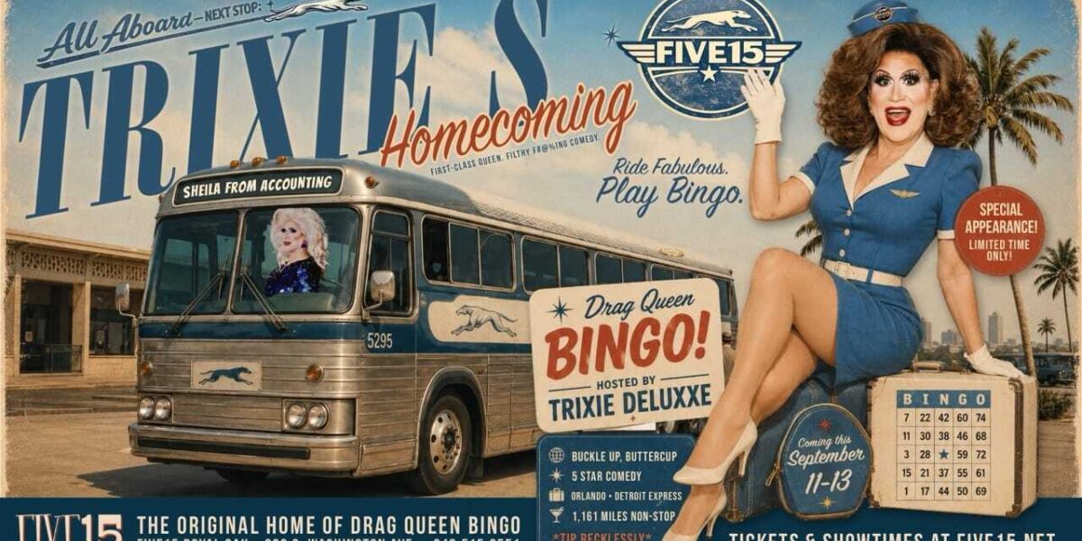 Trixie Deluxxe’s Homecoming Drag Queen Bingo