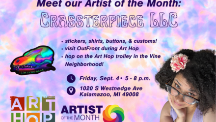 Art Hop with Crassterpiece LLC + Craft & Hang with the Artist